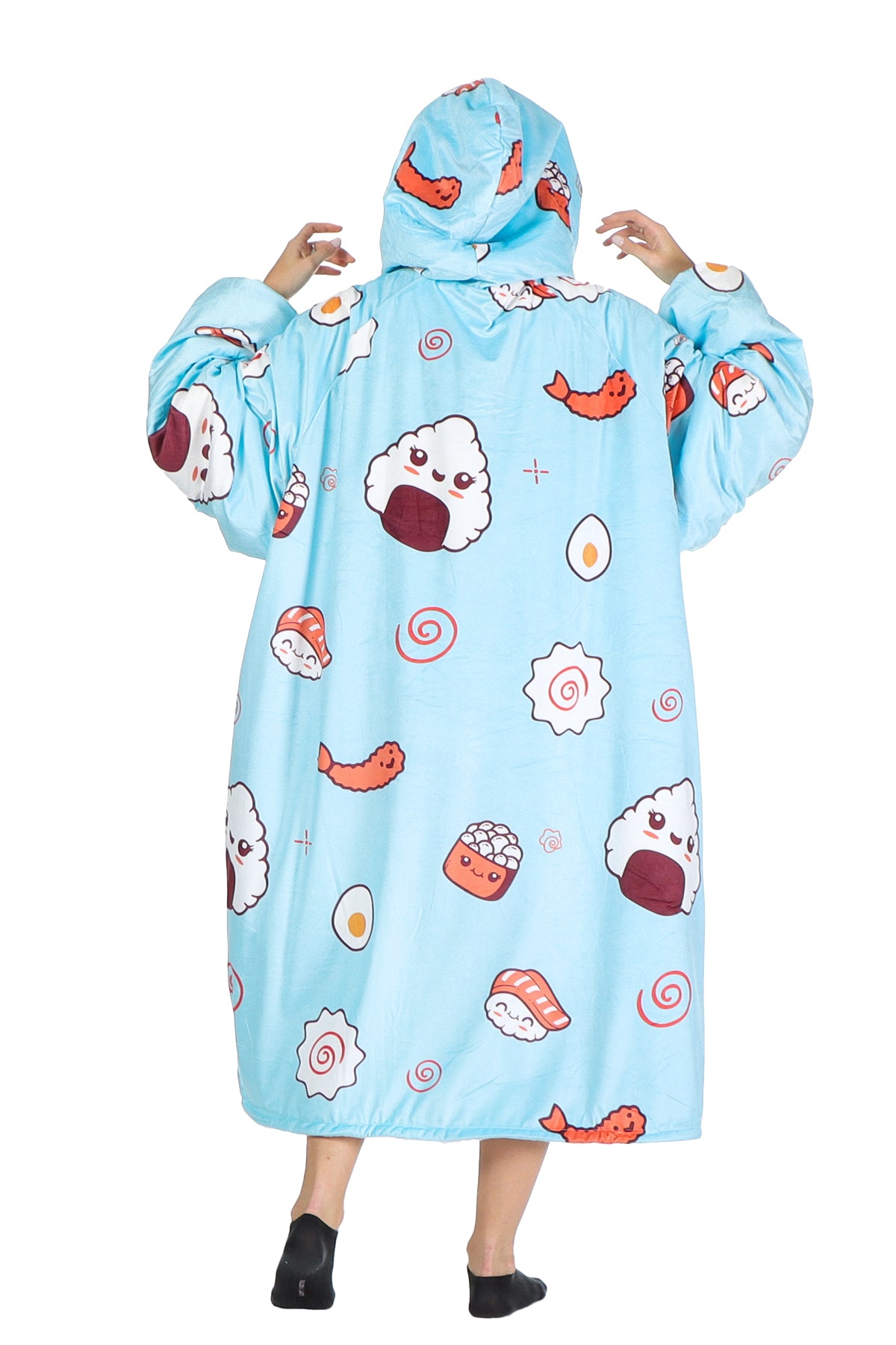 Jump Pocket Sushi Blanket Hoodie