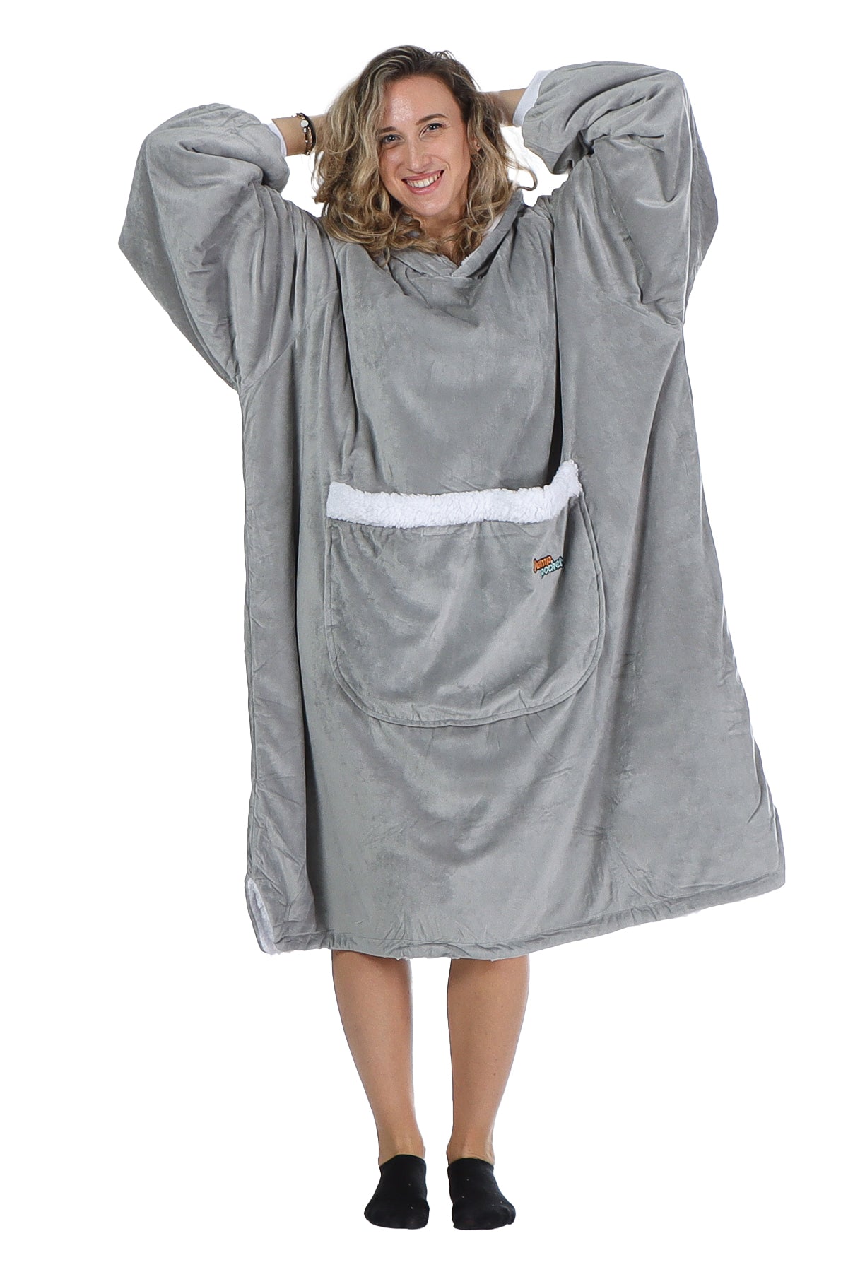 Jump Pocket Blanket Hoodies-Adult & Teen