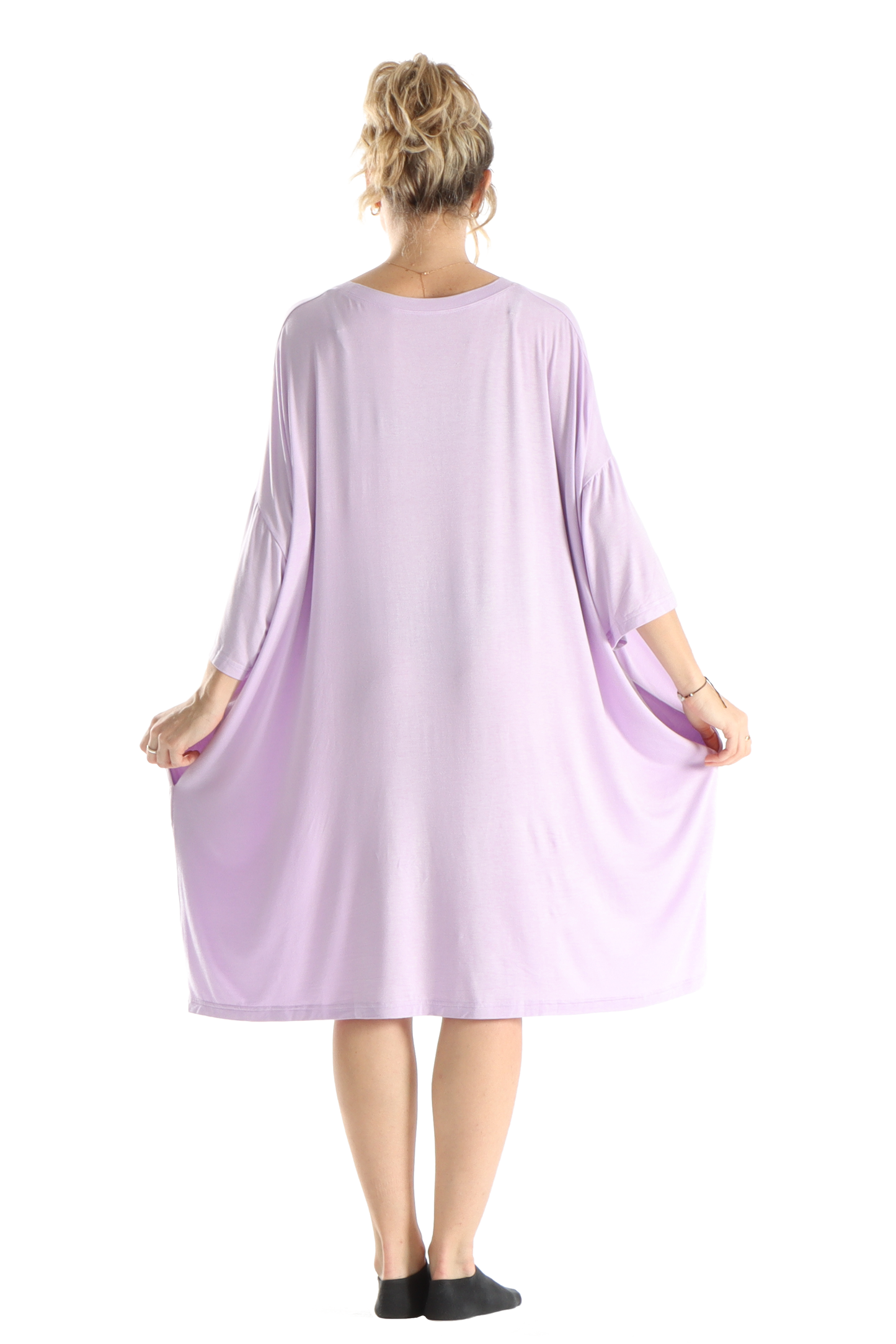 Meditation Cat Jump Pocket Oversized Sleep Shirt