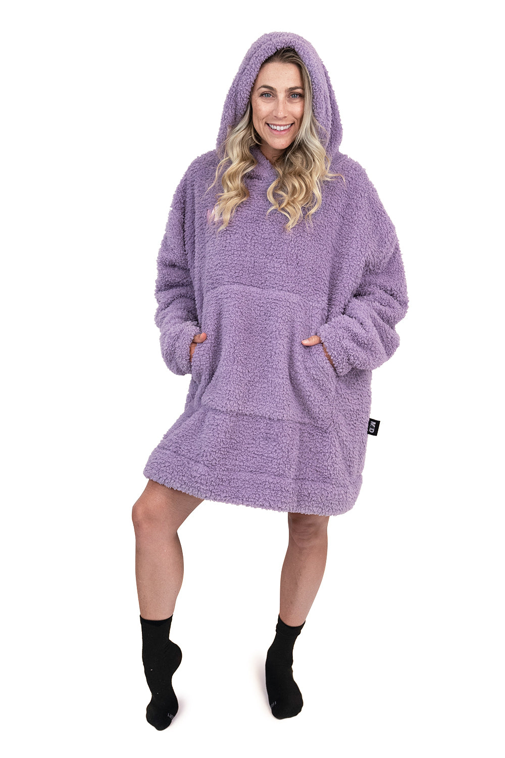 Jump Pocket MOD Couverture à capuche courte violette