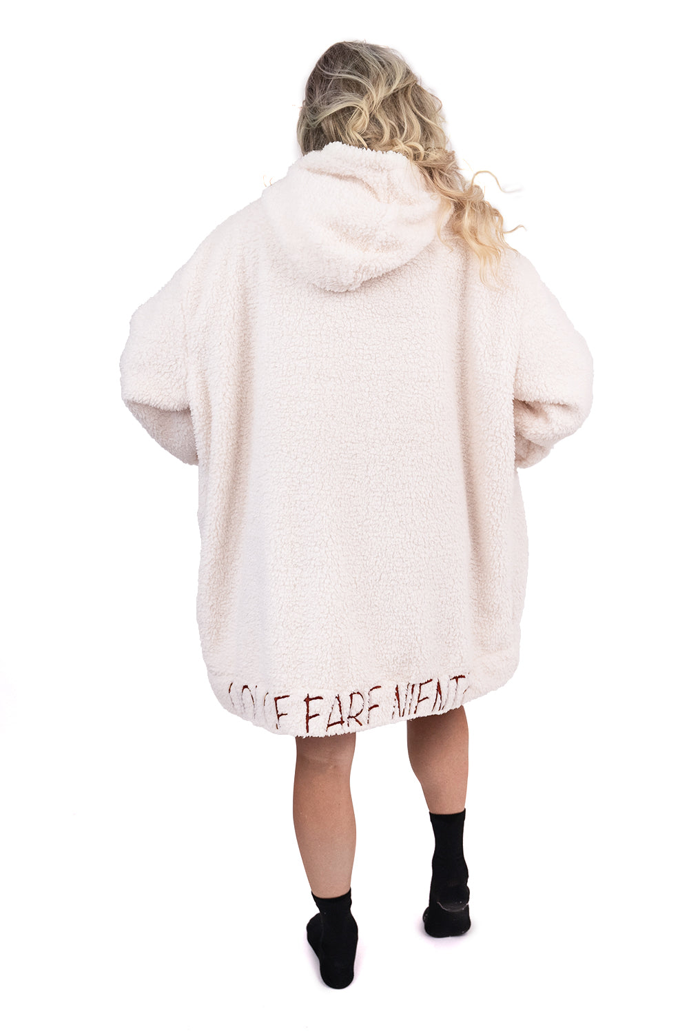 Jump Pocket MOD Blanc Couverture à Capuche Courte
