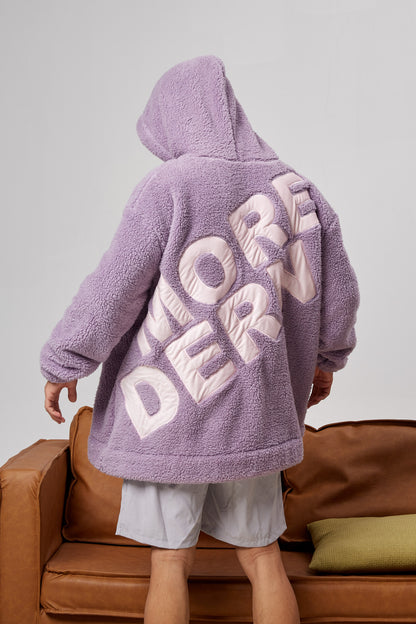 Jump Pocket MOD Couverture à capuche courte violette