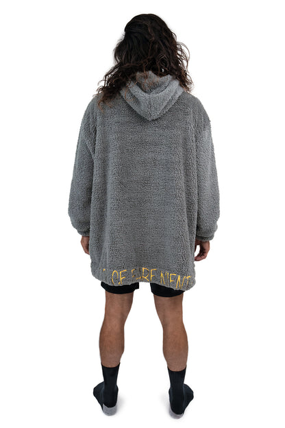 Jump Pocket MOD Gris Couverture à Capuche Courte