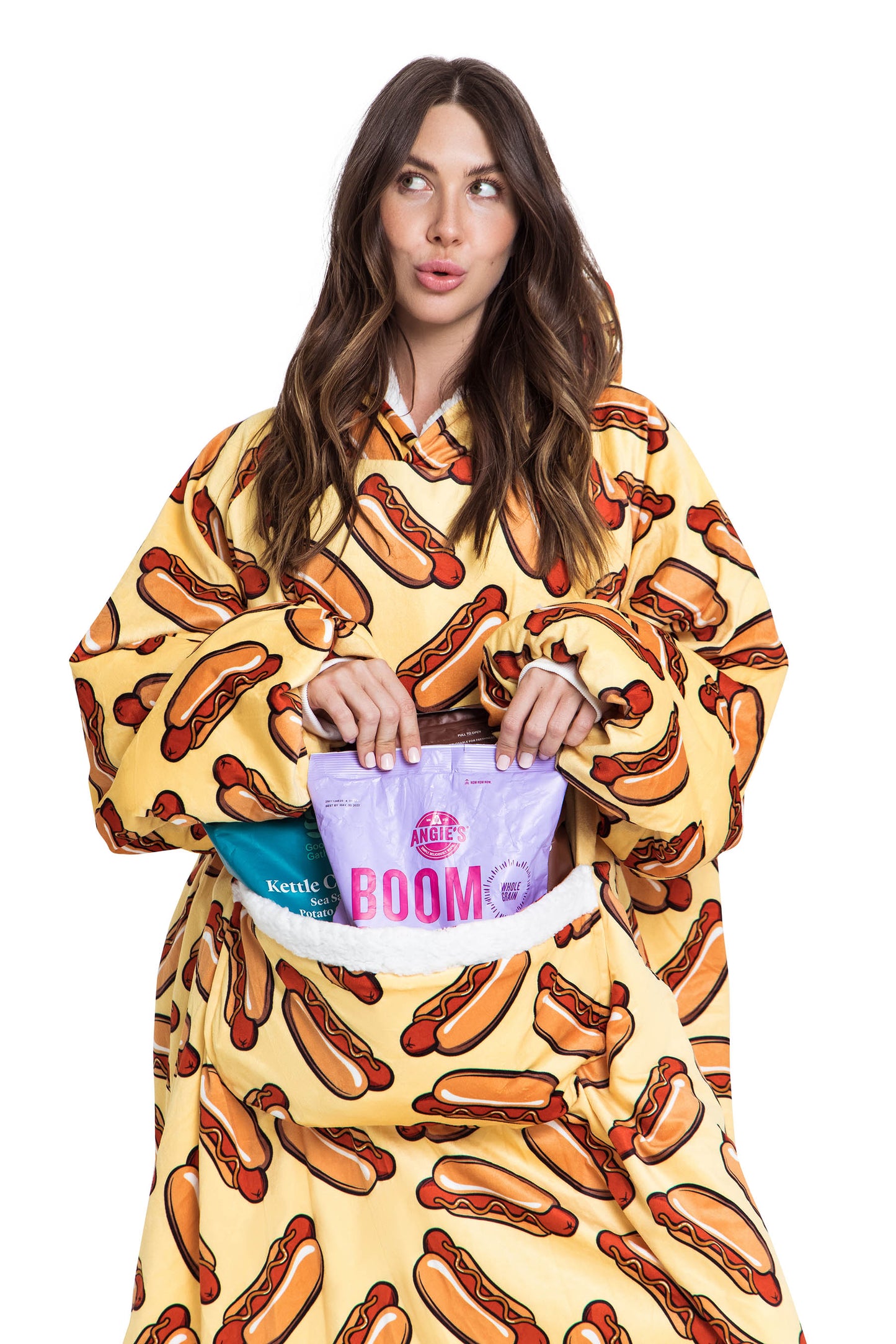Jump Pocket Blanket Hoodies-Adult & Teen