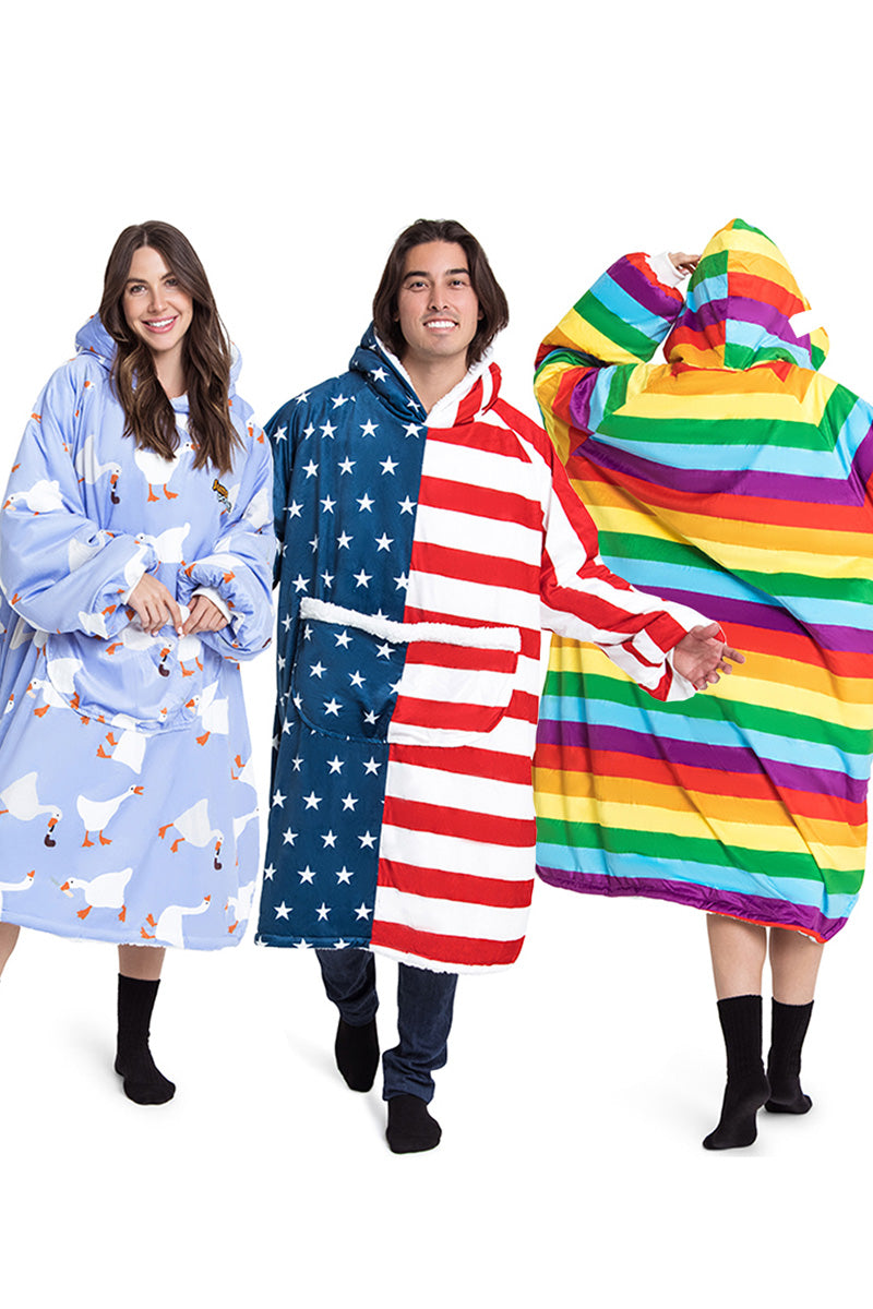 Jump Pocket Trio Pack Blanket Hoodies
